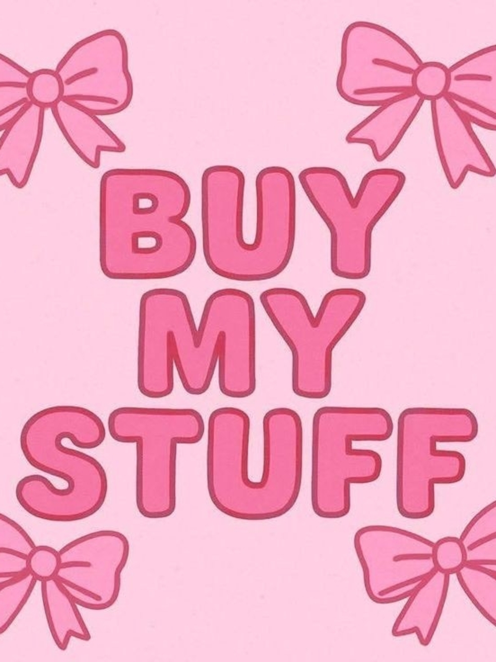 Gildan Pink Graphic "BUY MY STUFF... I Sell Graphic T-shirts And Custom T-shirts